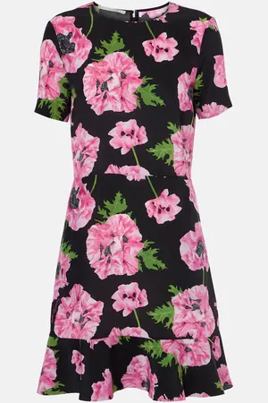 Stella McCartney Abito corto Iconic in seta con volant