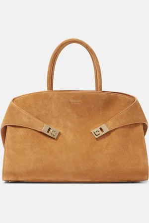 Salvatore Ferragamo Borsa Hug Large in suede
