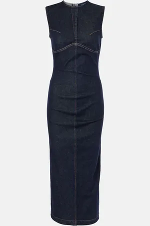 Sportmax Abito midi Geranio in denim
