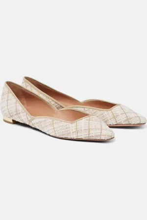 Aquazzura Ballerine Maia in tweed