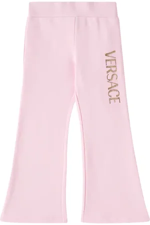 VERSACE Pantaloni sportivi in jersey di cotone