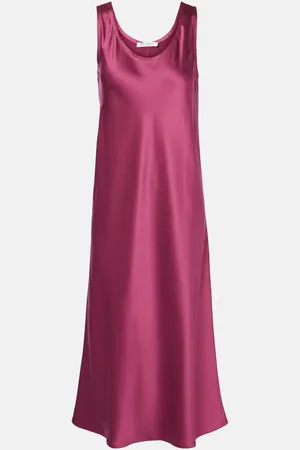 Max Mara Abito midi Banjo in raso di seta