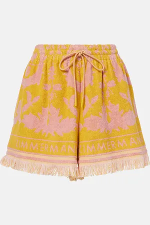 ZIMMERMANN Shorts Wylie in spugna di cotone