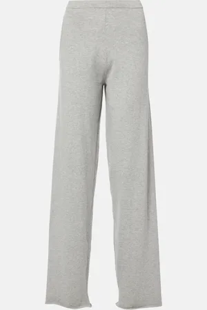 EXTREME CASHMERE Pantaloni a gamba larga N°353 Relax in cotone e cashmere