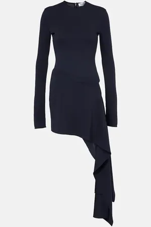 The Attico Abito corto drappeggiato con cut-out