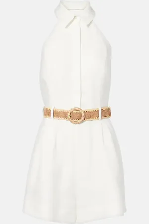 ZIMMERMANN Jumpsuit corta Acacia in lino
