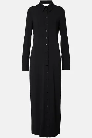 Sportmax Abito chemisier in crêpe di jersey