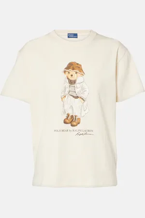 Ralph Lauren T-shirt Polo Bear in jersey di cotone