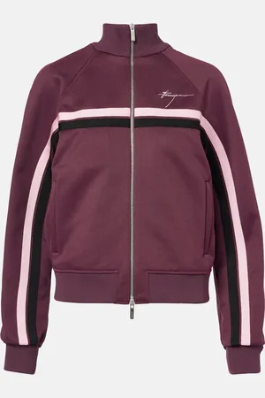 Salvatore Ferragamo Giacca sportiva in jersey a righe