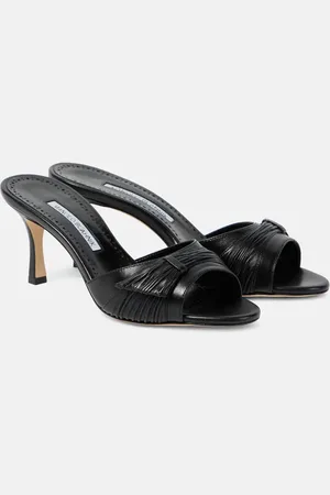 Manolo Blahnik Mules Ebakmu 70 in pelle