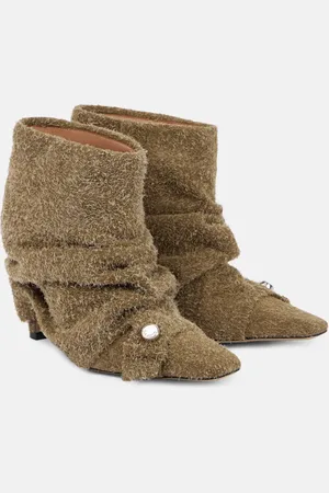 The Attico Stivaletti Juno 95 in suede