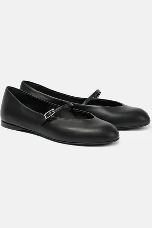 Max Mara Ballerine Mary Jane in pelle