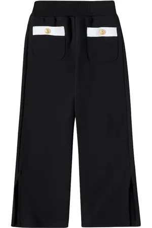 Balmain Pantaloni sportivi in jersey di cotone