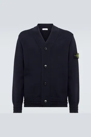 Stone Island Cardigan Compass in cotone