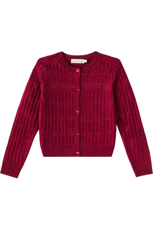 BONPOINT Cardigan Giovanna in misto lana con lamé