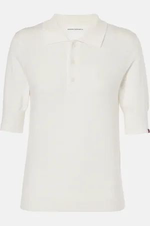 EXTREME CASHMERE Polo in maglia di cashmere e cotone