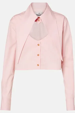 Vivienne Westwood Camicia cropped Cut Off Heart in cotone