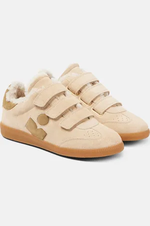 Isabel Marant Sneakers Beth in pelle con shearling