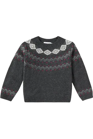 BONPOINT Pullover Grimaldi in jacquard di lana