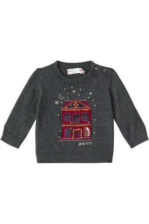 BONPOINT Baby - Pullover Almire in lana con ricamo