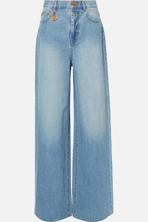ZIMMERMANN Jeans a gamba larga Crush