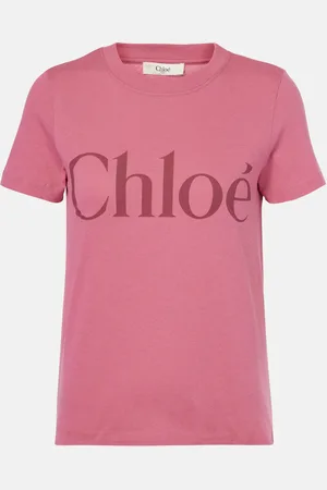 Chloé Chloé T-shirt in jersey di cotone con logo