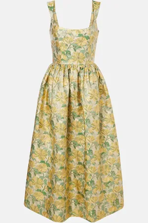 Markarian Abito lungo in jacquard lamé