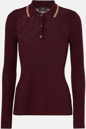 Etro Polo in lana e cotone