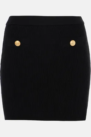 Alessandra Rich Minigonna in lana e cashmere