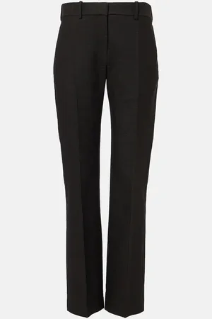 The Row Pantaloni regular Selvie in misto cotone