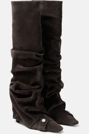 The Attico Stivali Juno 95 in suede