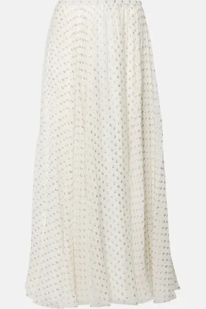 Chloé Chloé Gonna lunga in mussola jacquard