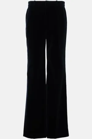 Chloé Chloé Pantaloni a gamba larga in velluto
