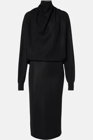 Alaïa Alaïa Abito midi con cut-out
