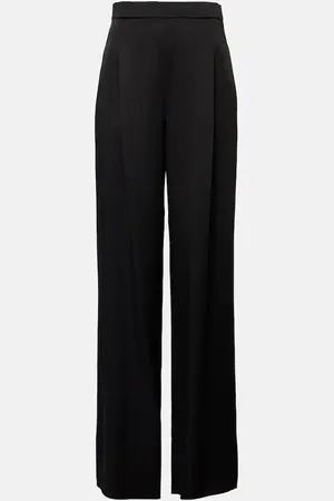 Max Mara Pantaloni a gamba larga Ieti in raso