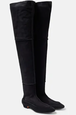 The Row Stivali cuissardes Awar 25 in suede