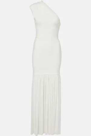 Proenza Schouler Abito lungo monospalla Cora in chiffon di crêpe