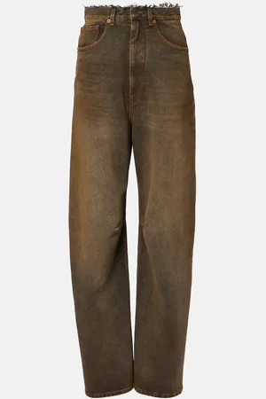 Maison Margiela Jeans a gamba larga