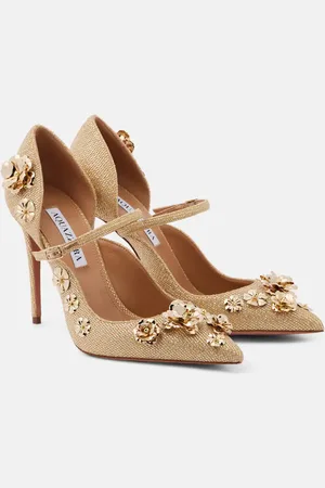 Aquazzura Pumps Bloom 105 con applicazioni