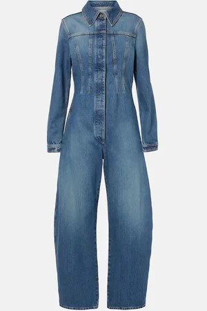 Alaïa Alaïa Jumpsuit di jeans Round