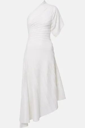 Alaïa Alaïa Abito midi Asym Ray in lana vergine