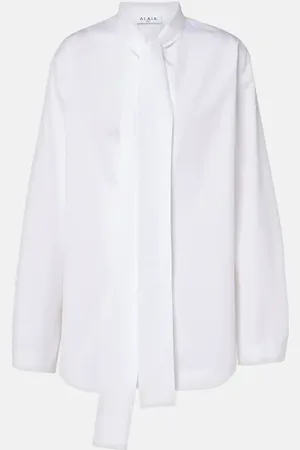 Alaïa Alaïa Blusa Scarf in cotone