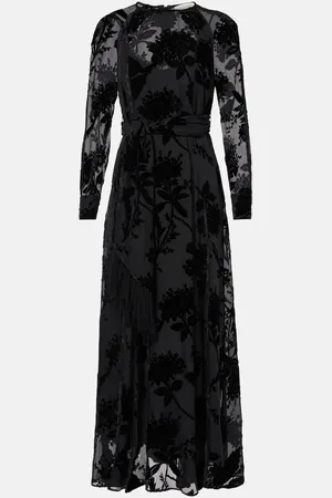 ZIMMERMANN Abito lungo Burnout Sheath in velluto