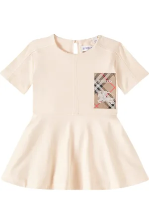 Burberry Baby - Abito in jersey Burberry Check