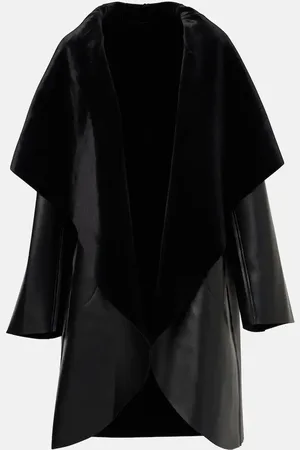 Norma Kamali Cappotto reversibile in similpelle