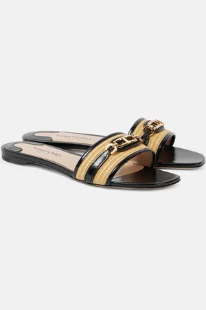Tom Ford Sandali Whitney in pelle e rafia