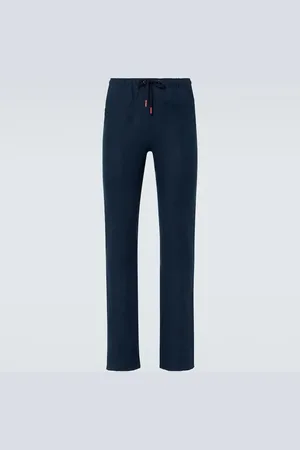 Kiton Pantaloni regular in lino