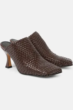 Souliers Martinez Mules Jacinta in pelle