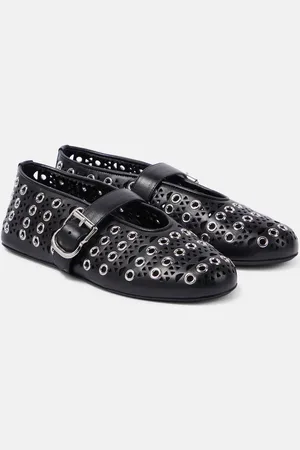 Alaïa Alaïa Ballerine Vienne in pelle con borchie