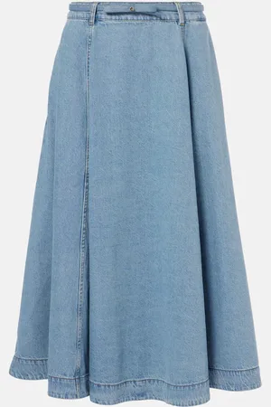 ZIMMERMANN Gonna midi Crush Denim Full